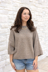Crew Neck Oversized Sweater