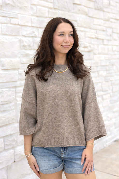 Crew Neck Oversized Sweater