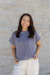 Overlap Contrast Crop Top