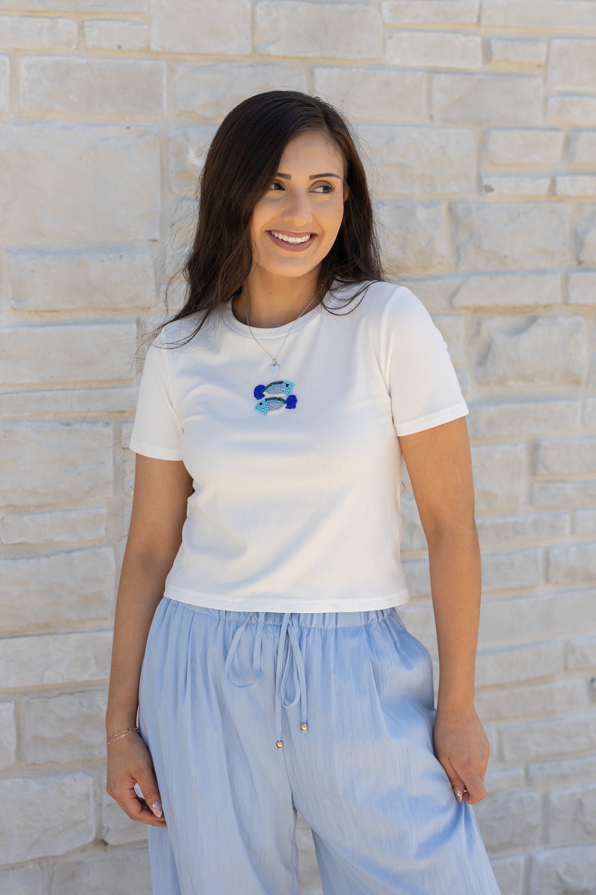 Fish Beads Tee
