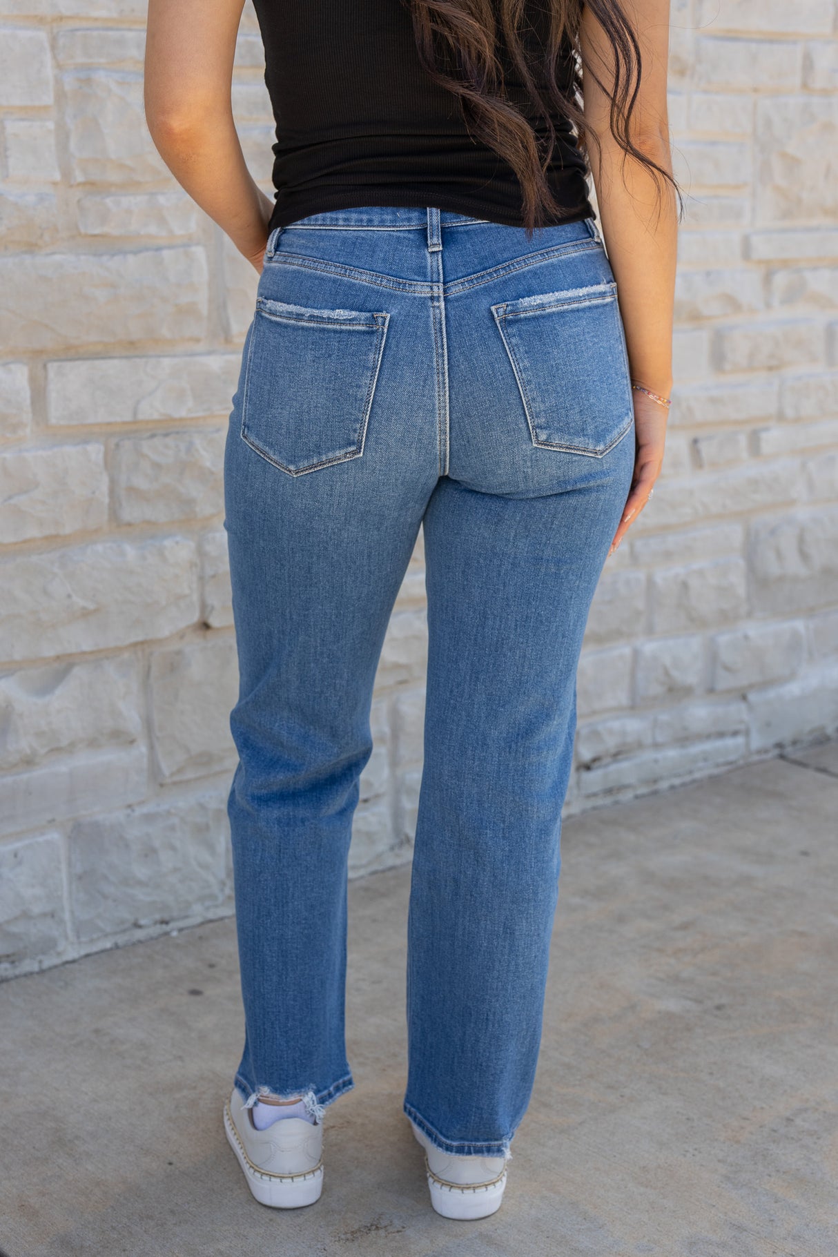 TRACEY HIGH RISE STRAIGHT JEAN