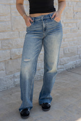 Logan High Rise Basic Dad Jean