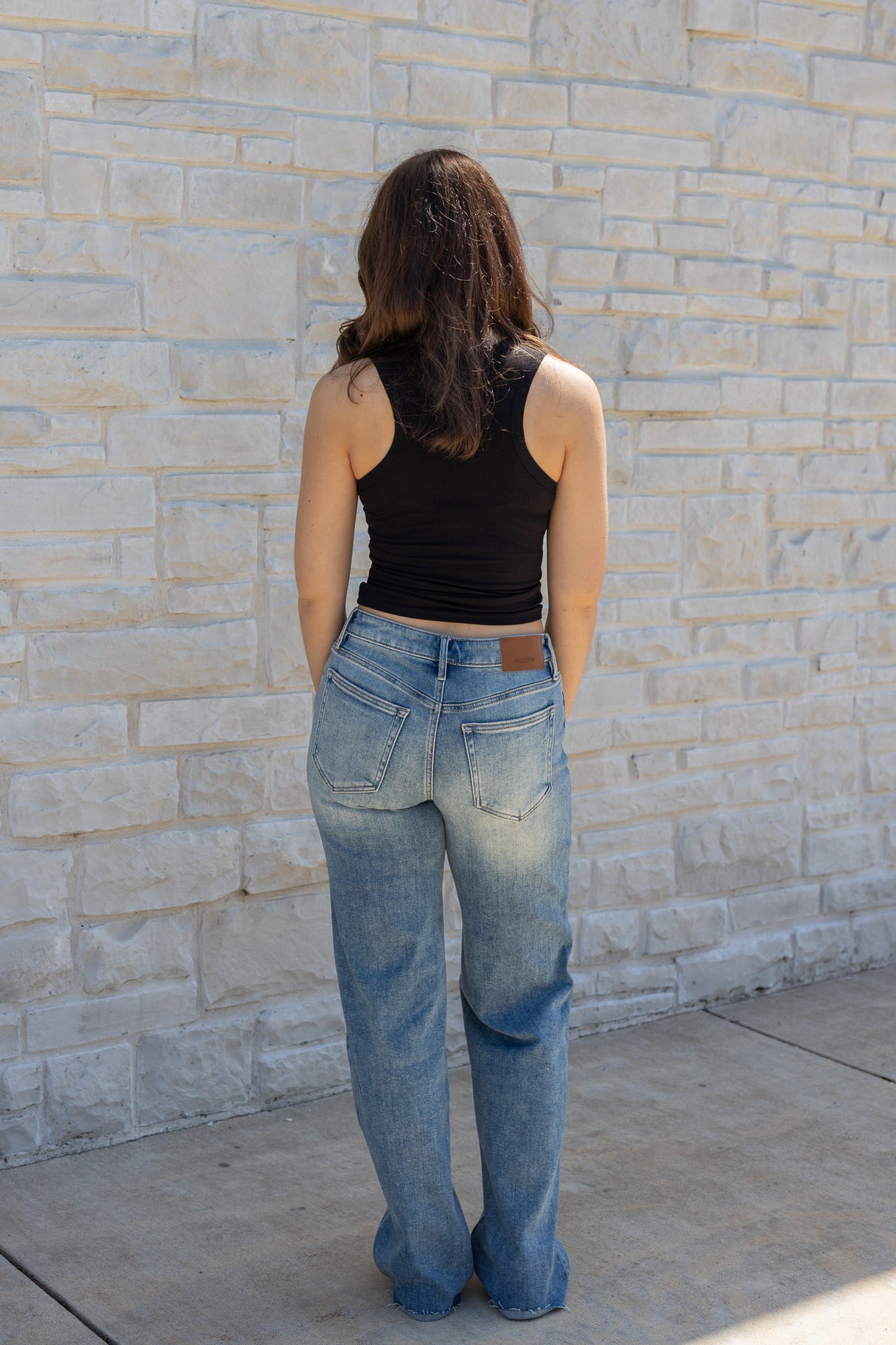 Logan High Rise Basic Dad Jean