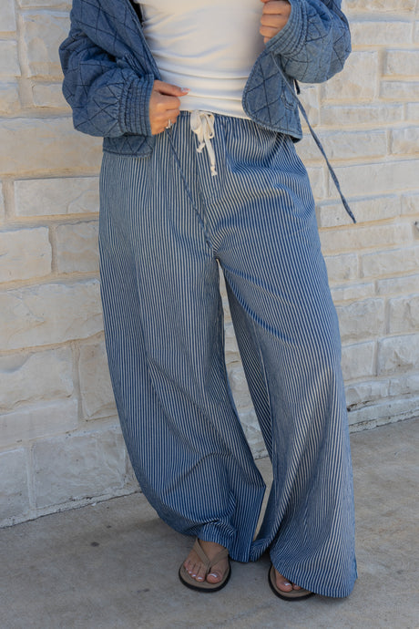 Wanderlust Stripe Wide-Leg Pants
