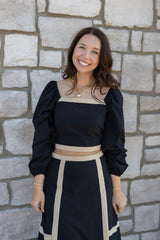 Miya Seam Detail Dress Set