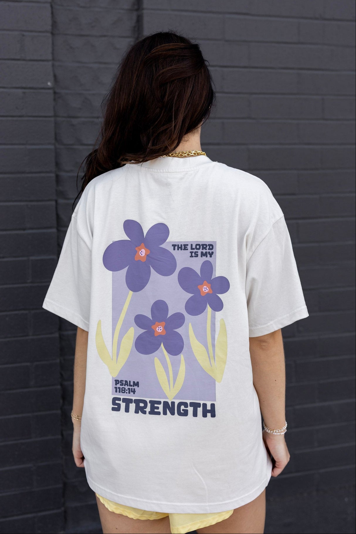 My Strength Floral Tee