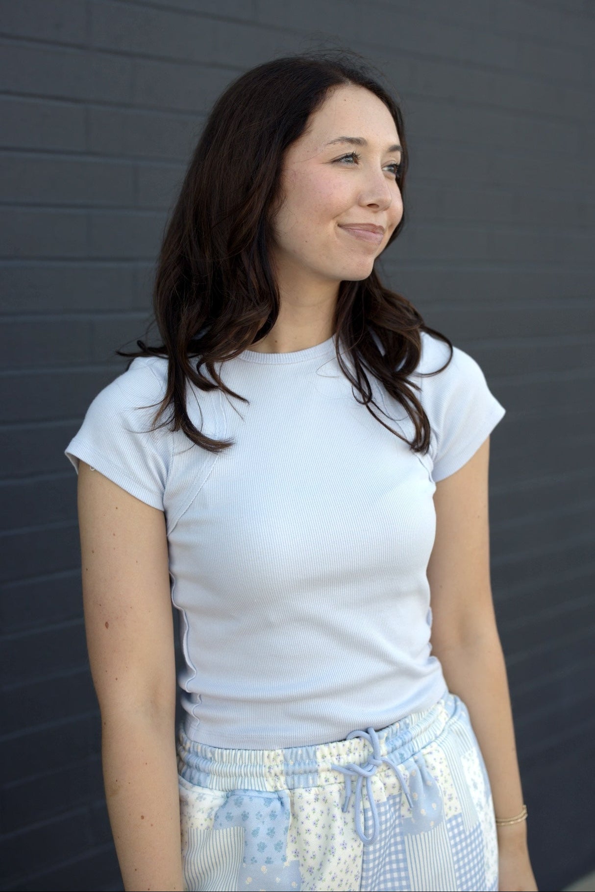 Ridge Raglan Ribbed Baby Tee
