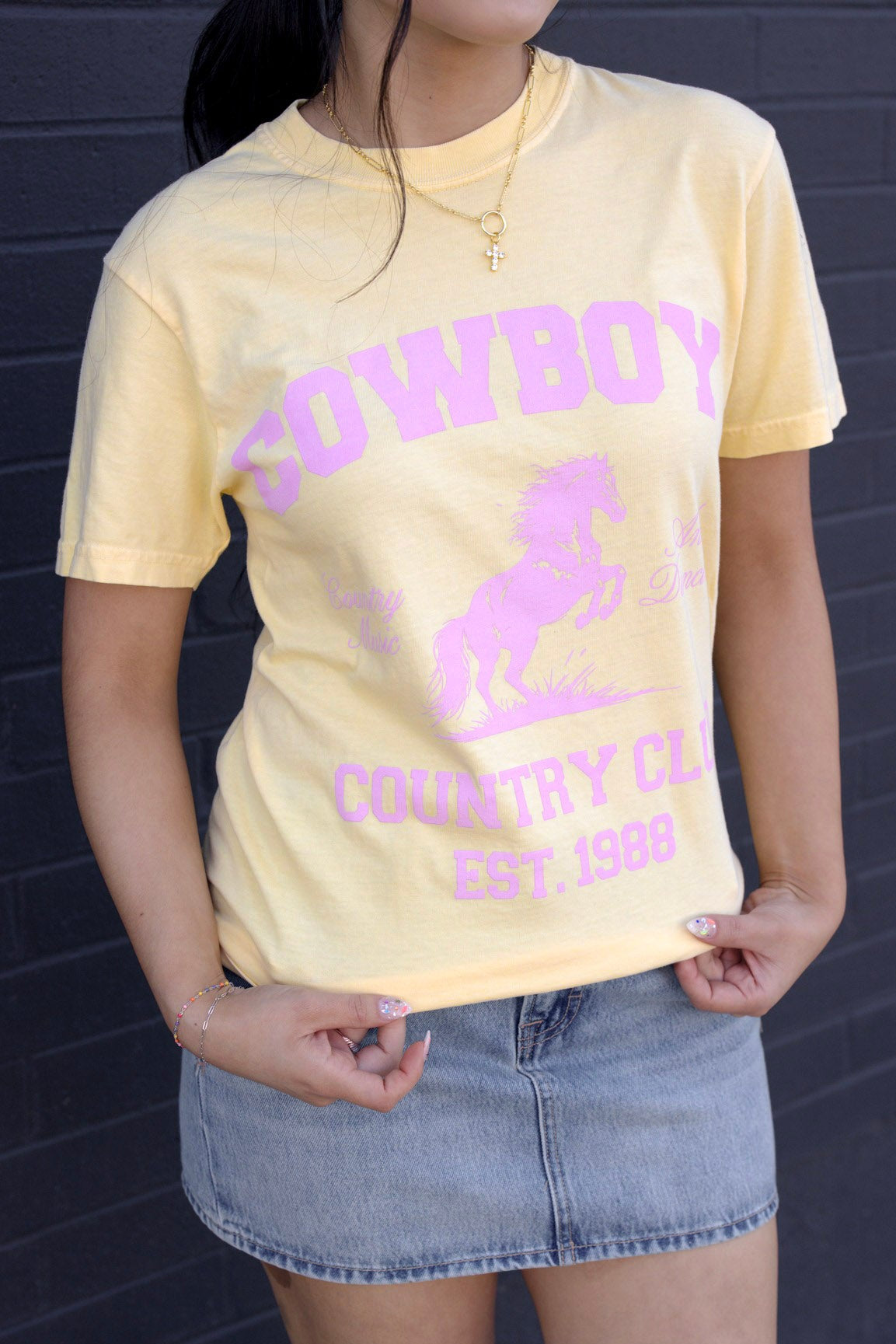 Cowboy Country Club Tee