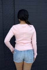 Henley Button Closures Top
