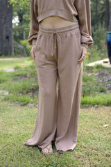 Vanessa Rib Wide Leg Pant (Multiple Colors)