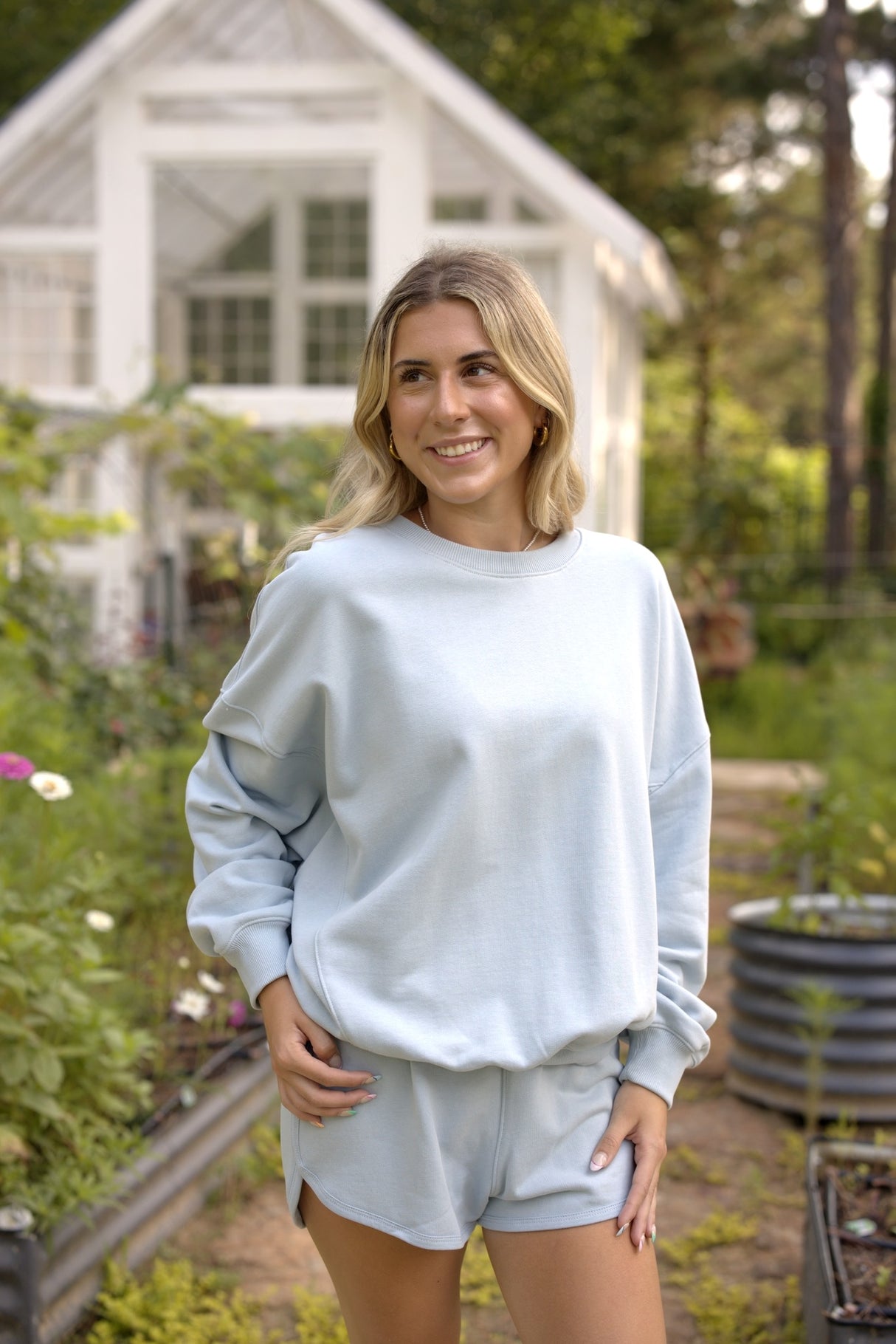 Drop Shoulder Oversized Sweatshirt