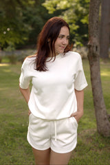 Scuba Short Sleeve Top