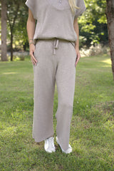 Scuba Cropped Wide Pant