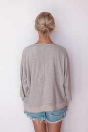 HAYLEY RELAXED LONG SLEEVE TOP