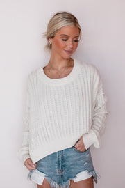 LINDSEY LOOSE KNIT SWEATER