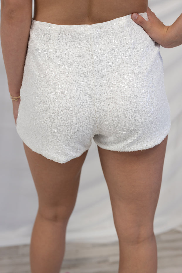 BRIGHT DAY SEQUIN SHORTS