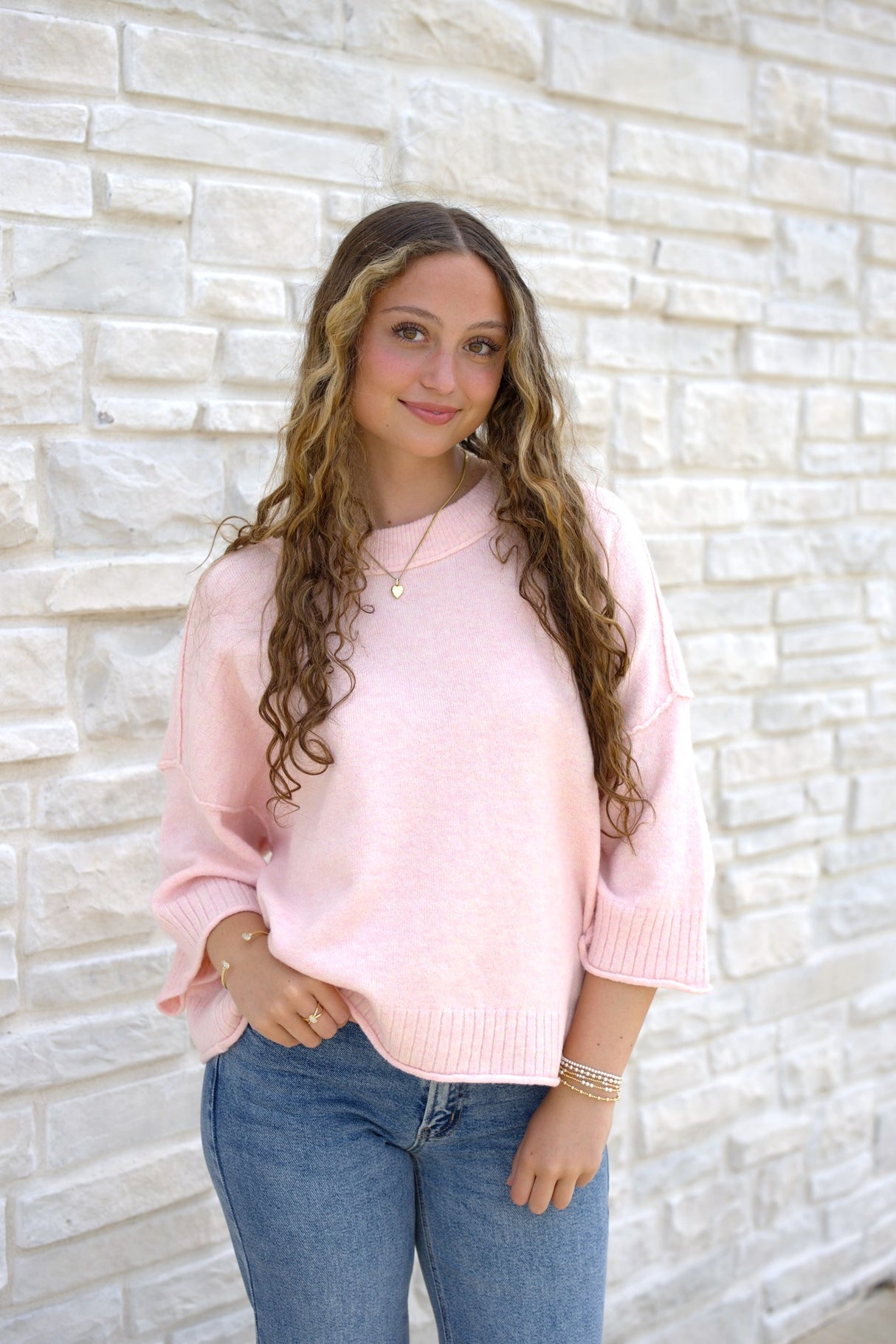 Crew Neck Oversized Sweater