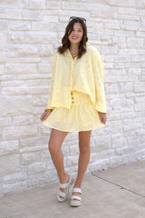 Washed Eyelet Shirt