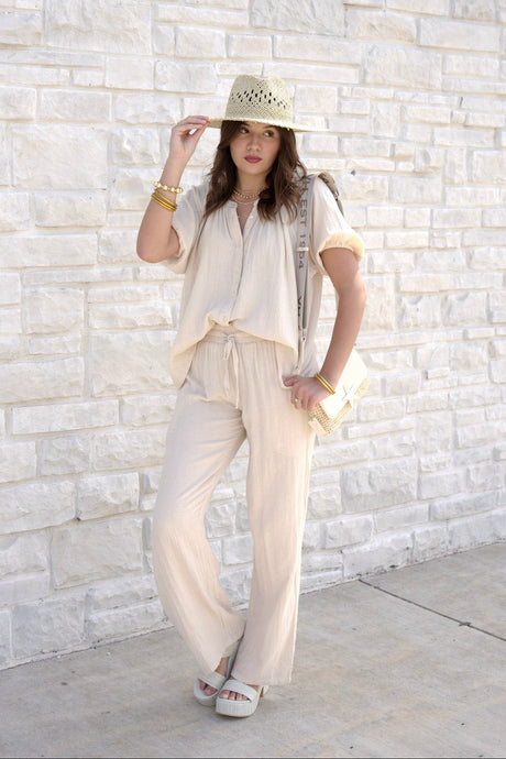 Sweet Staple V-Neck Top