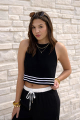 Retro Line Sleeveless Top