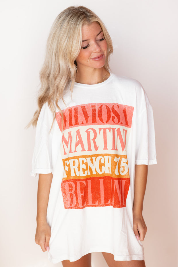 FANCY DRINKS RELAXED TEE