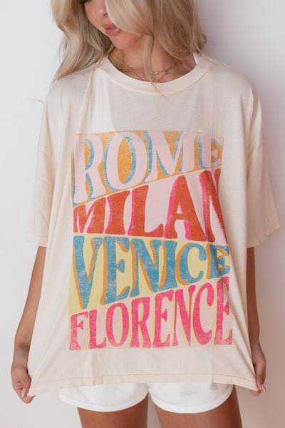 ITALIA CITIES BF TEE