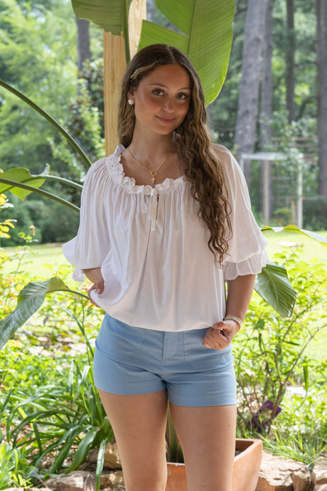 Sail Away Off Shoulder Top