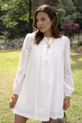 Shirred Mini Dress