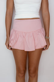 PUFF RUFFLE MINI SKIRT