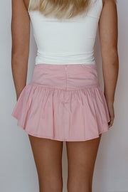 PUFF RUFFLE MINI SKIRT