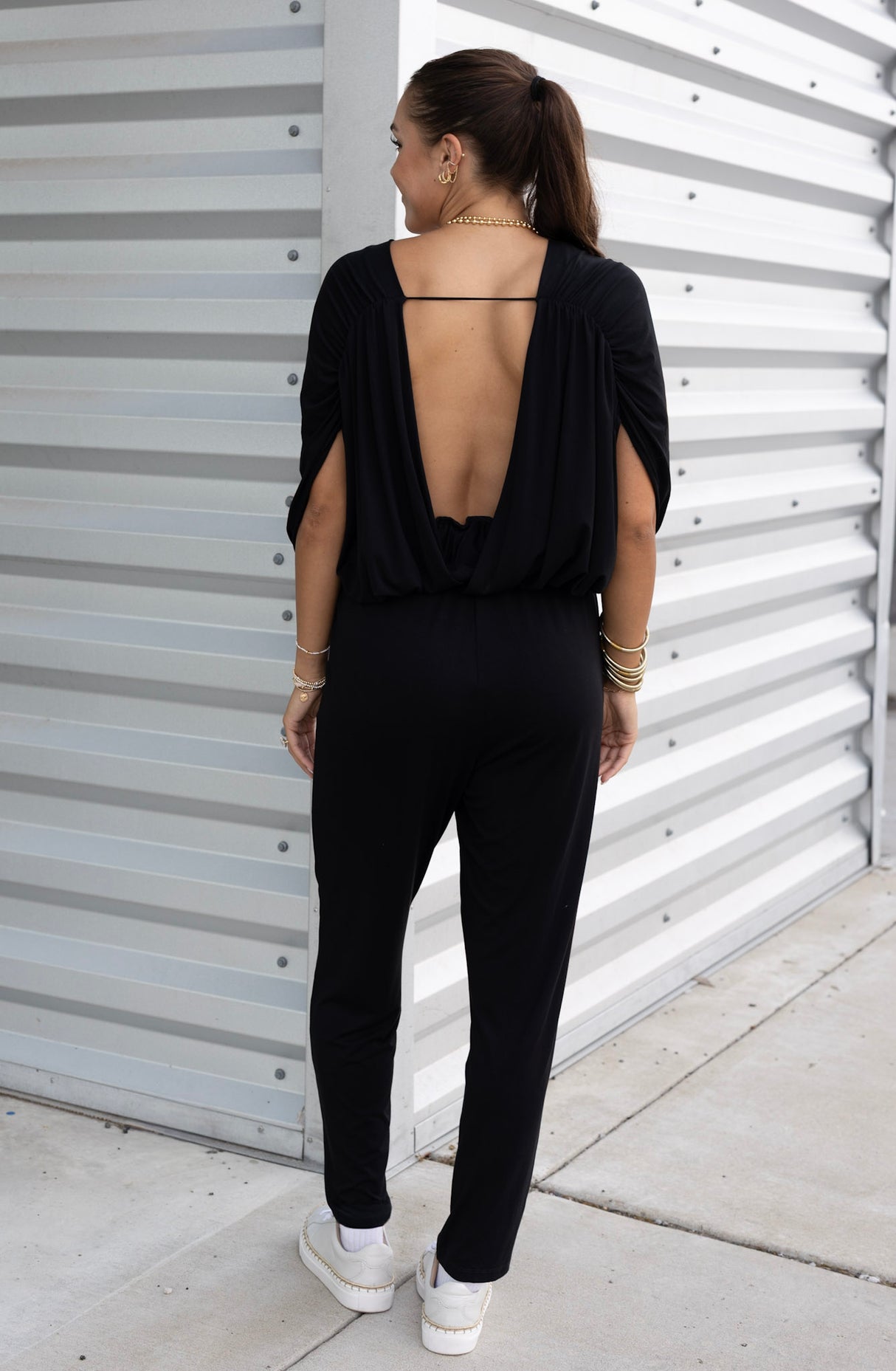 Venus Gathered Waist Jumpsuit
