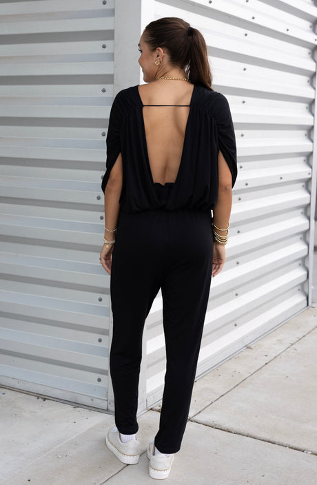 Venus Gathered Waist Jumpsuit