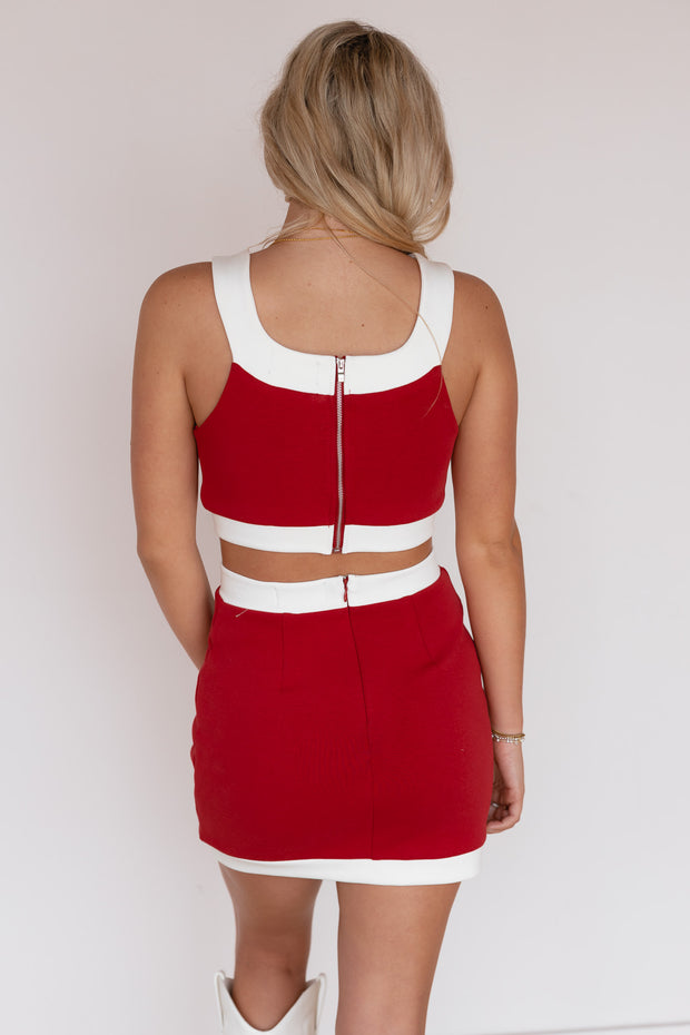 ON TARGET MINI SKIRT SET