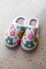 Multicolor Flower Slippers