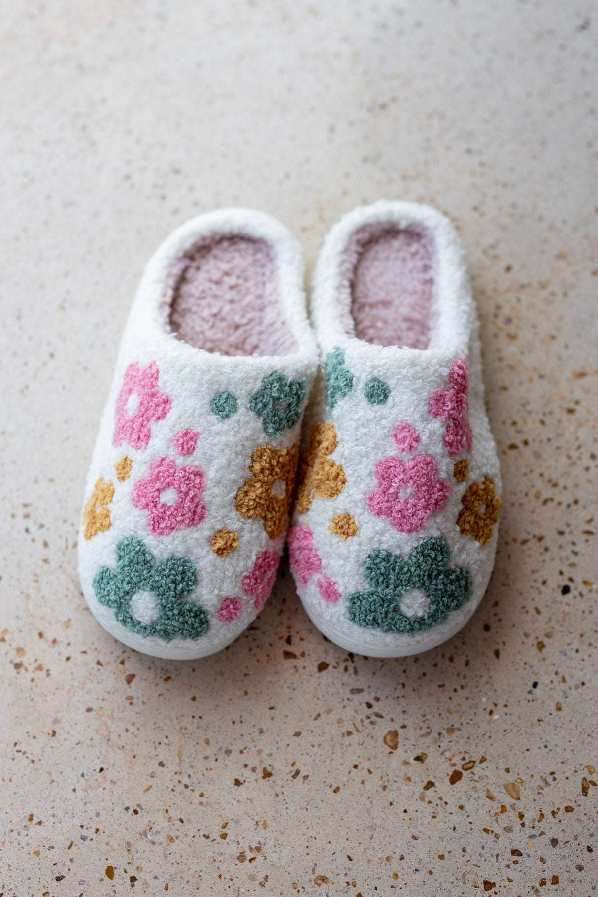 Multicolor Flower Slippers