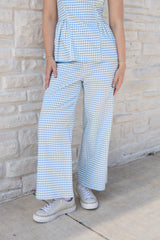Gingham Pants