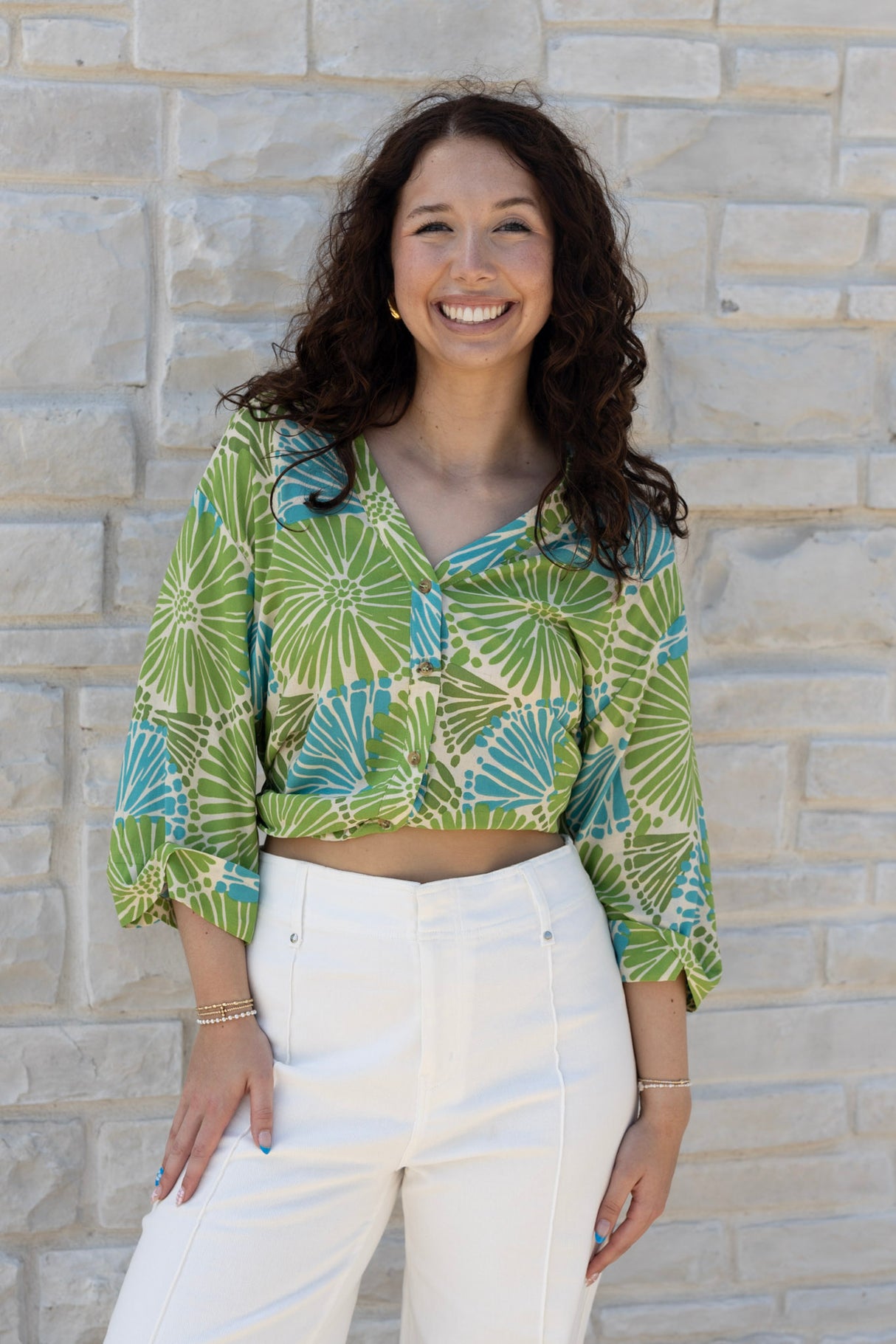 Sofie Tie Detail Tunic Top