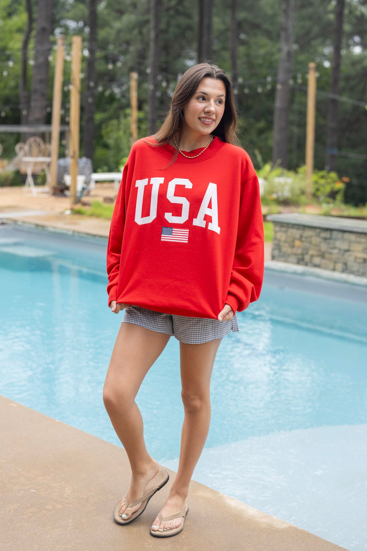 Usa Flag Mockneck