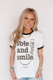 VOTE & SMILE COKE TEE