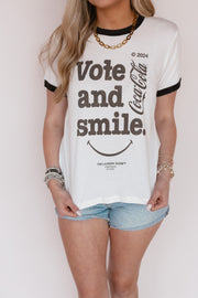 VOTE & SMILE COKE TEE