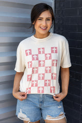 Bold Crosses Tee