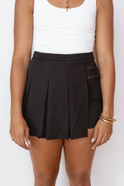 BUCKLED MICRO MINI SKORT