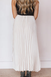 PULLON PLEATED MAXI SKIRT