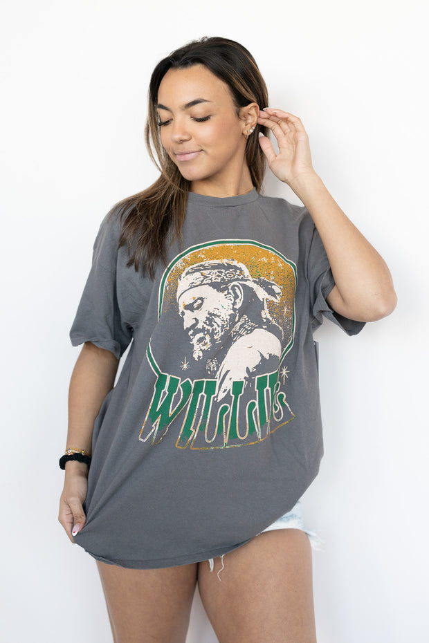 WILLIE NELSON CRYSTAL TEE