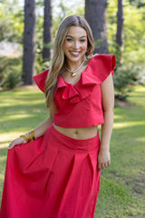 Flutter Shoulder Top