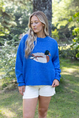 Duck Graphic Knit Sweater
