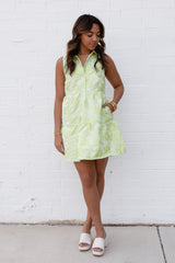 JACQUARD MINI DRESS