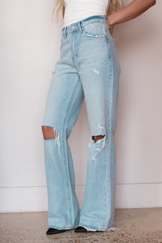 90'S VINTAGE FLARE JEANS