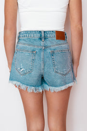 SOFIE HIGH RISE FRAY SHORT