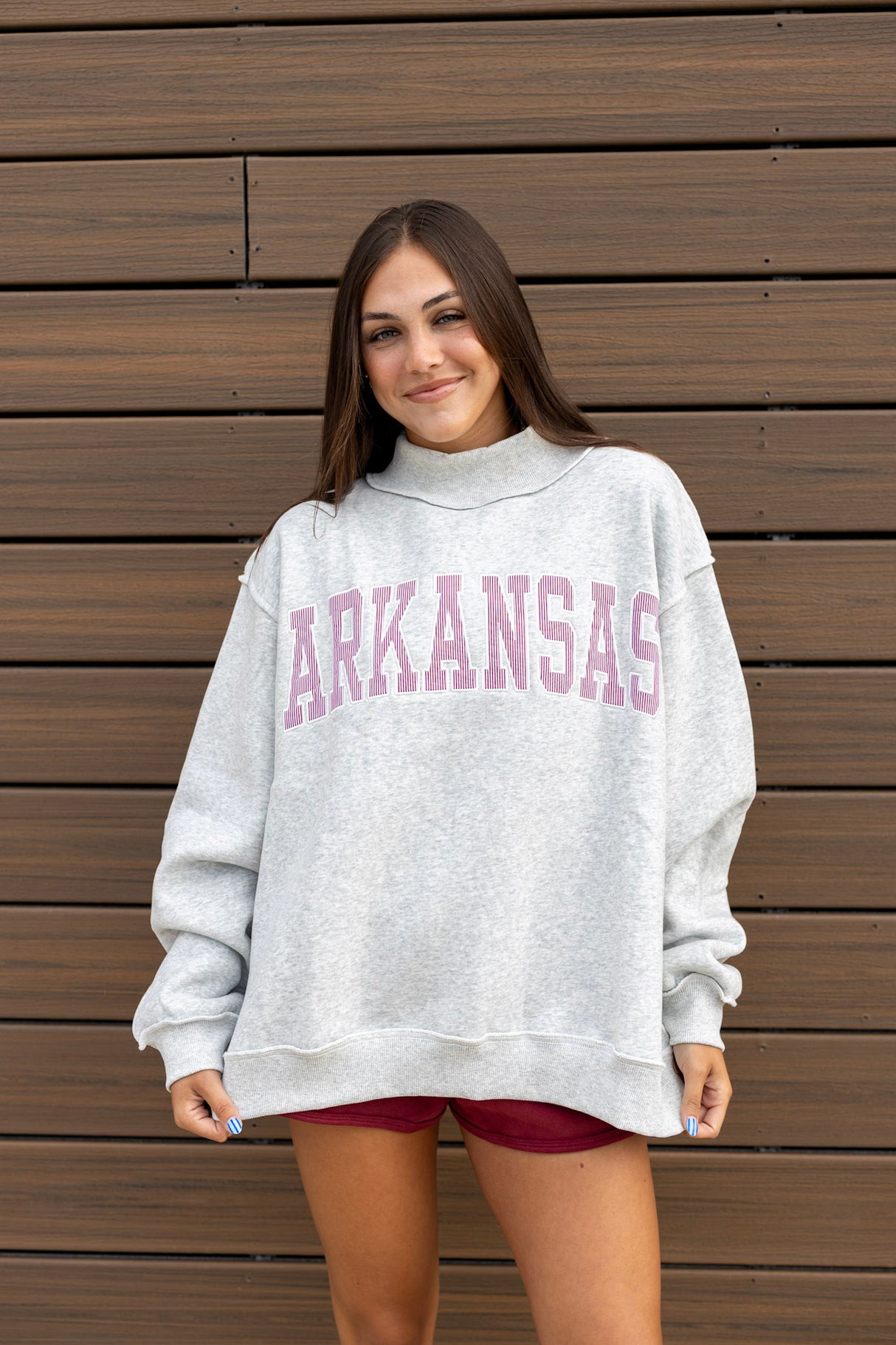 Arkansas Mockneck Sweatshirt